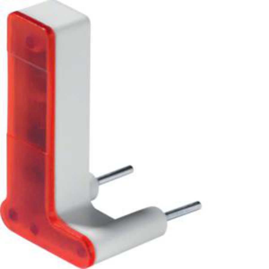 Led-element 230V rood v controleverl. berker W.1