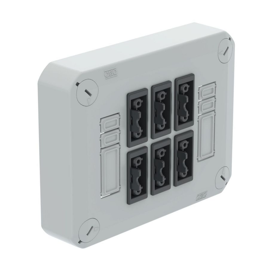 Stekerbare deksel voor kabeldozen 150x116x60 Poly lich