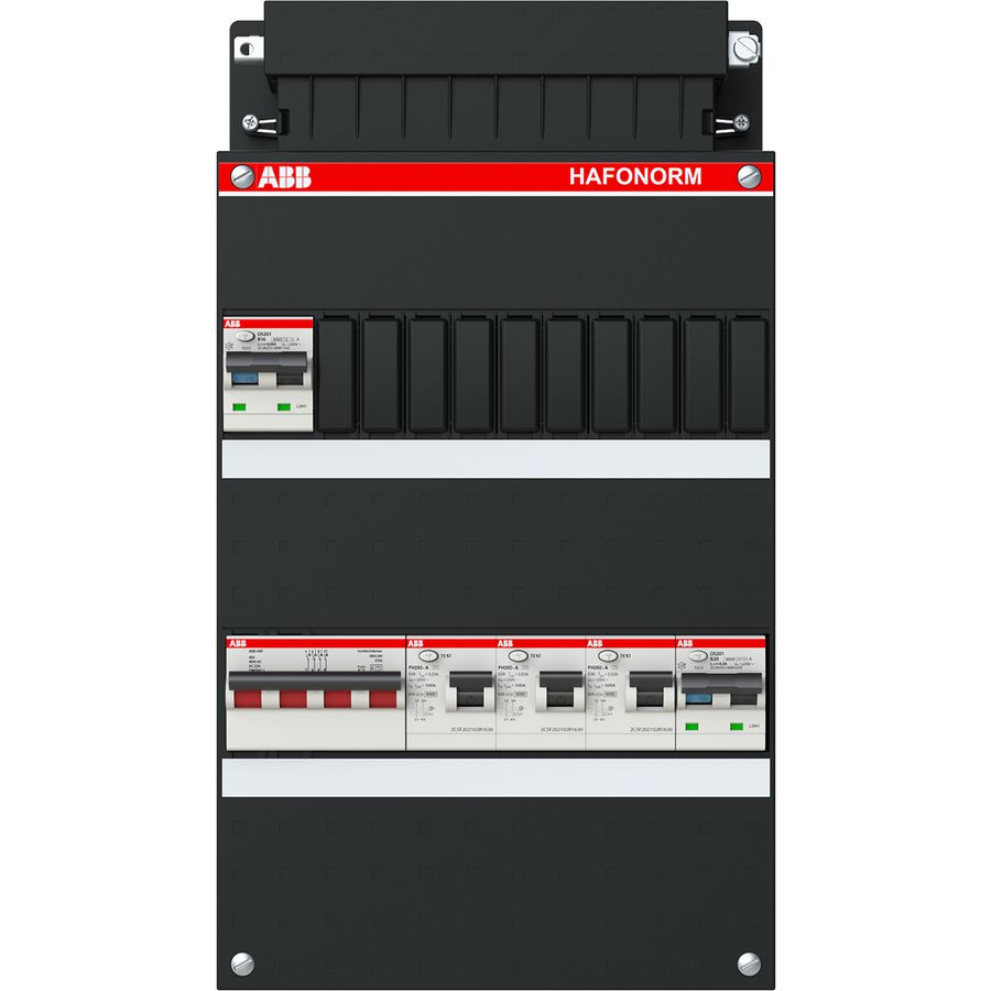 Groepenkast 3-fase 1 40A 4P ALS 63A 4P 30 mA 1SPF006972F0015