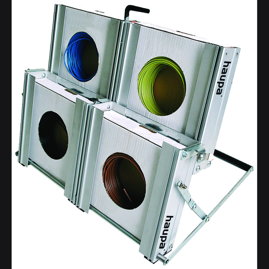 4-voudige Haupa kabelringafrollers