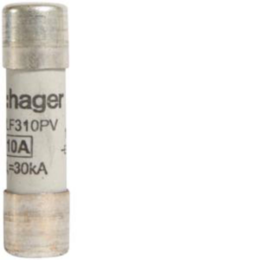 Zekering PV Ø10x38mm 1000V DC 10A VVE=10