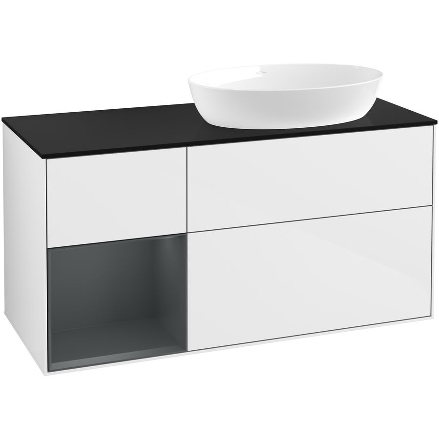 Wastafelonderkast Finion 1200x603x501mm G.White.L FA42HGGF
