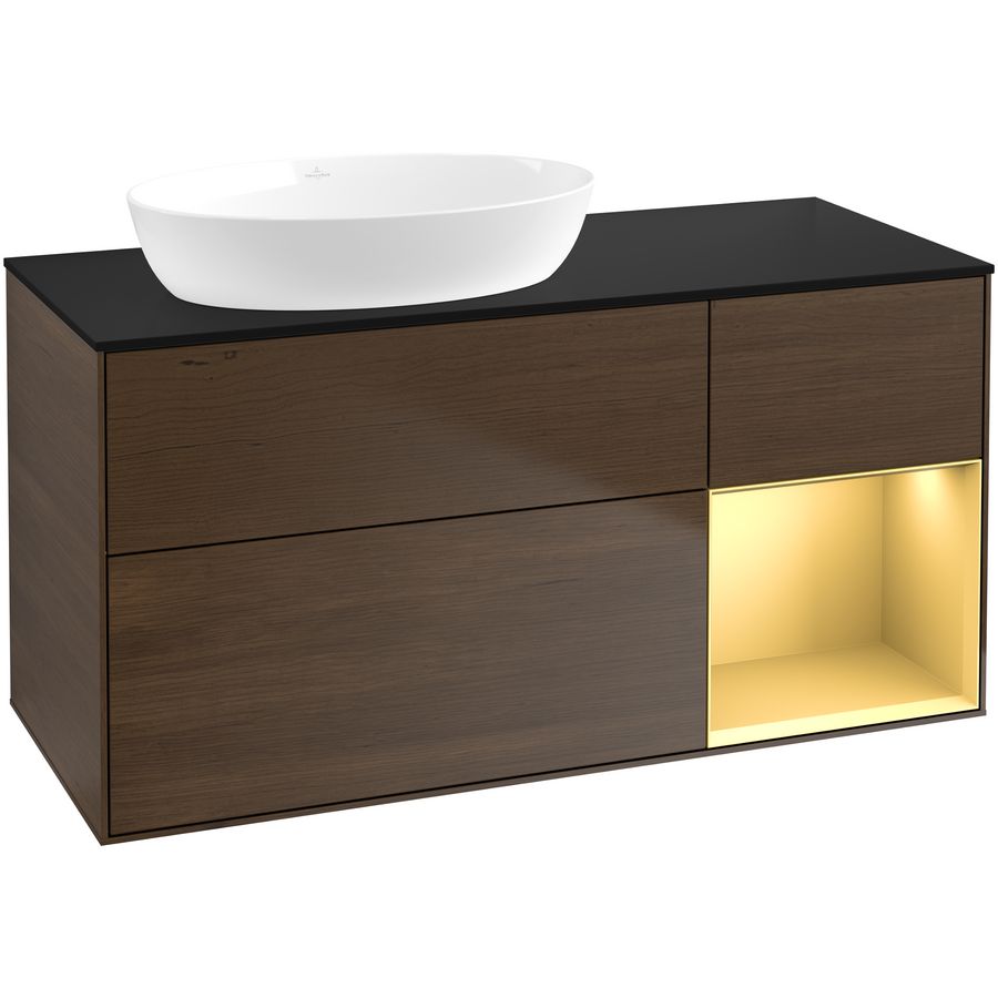 Wastafelonderkast Finion 1200x603x501mm W.Veneer FA52HFGN