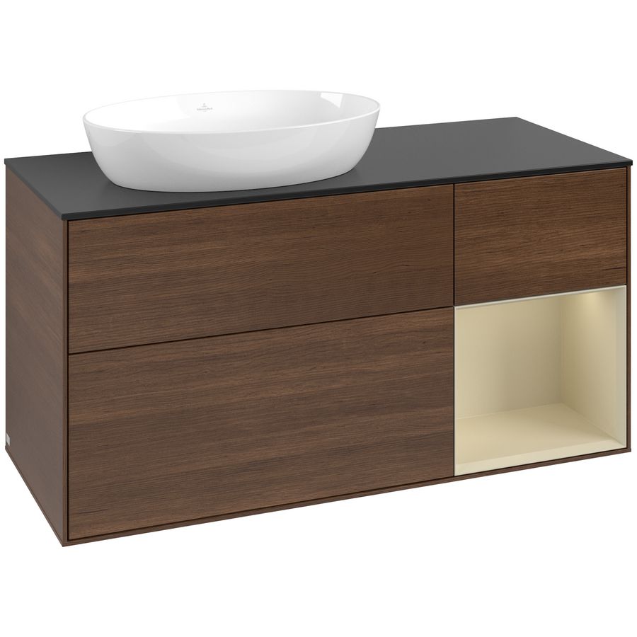 Wastafelonderkast Finion 1200x603x501mm W.Veneer FA52HJGN