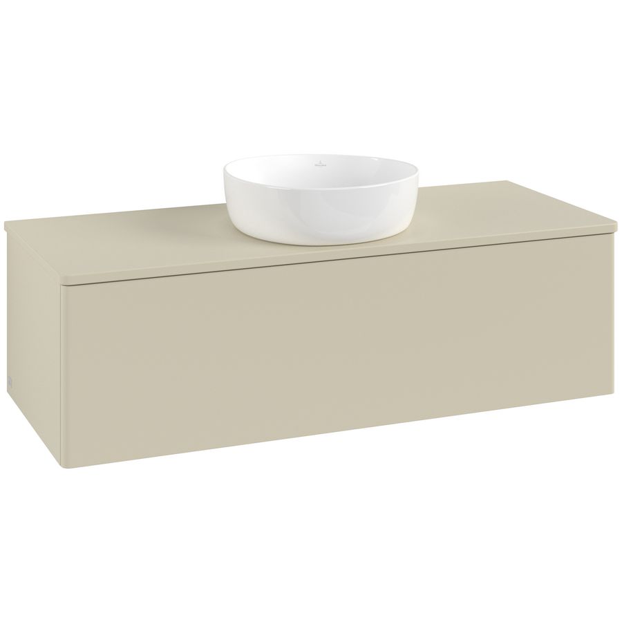 Wastafelonderkast Antao 1200x360x500mm S.Grey Matt Lacquer K32010HJ