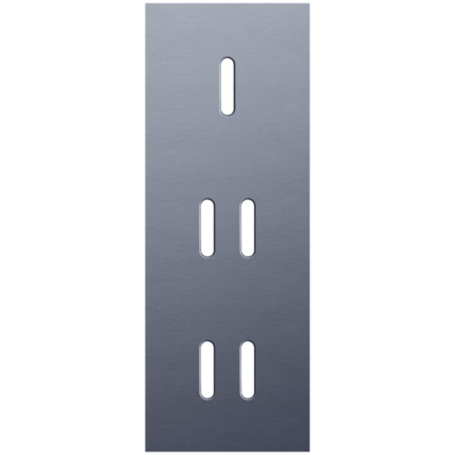 Afdekplaat 3-voud vertic. 71mm centerafst 226-56953