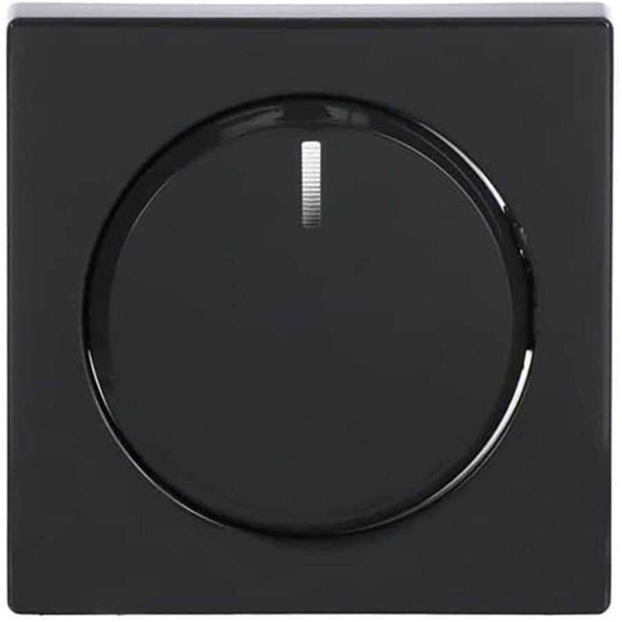 Centraalplaat + knop v draaidimmer f-antraciet