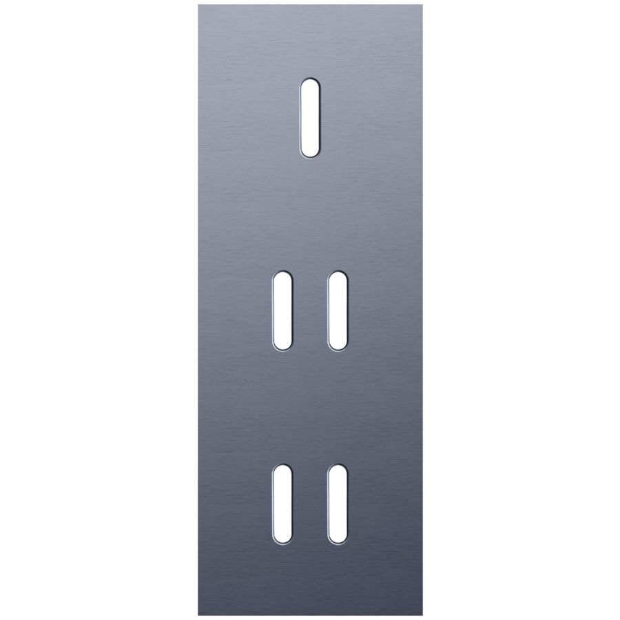 Afdekplaat 3-voud vertic. 71mm centerafst 226-56953