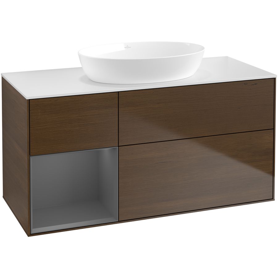 Wastafelonderkast Finion 1200x603x501mm W.Veneer FA61GKGN