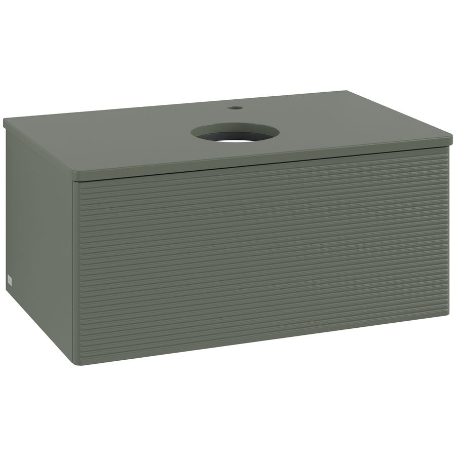 Wastafelonderkast Antao 800x360x500mm L.Green Matt Lacquer L30150HL