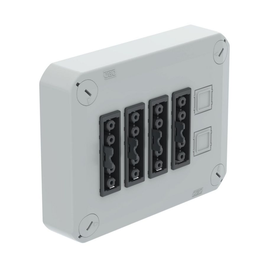 Stekerbare deksel voor kabeldozen 150x116x60 Poly lich