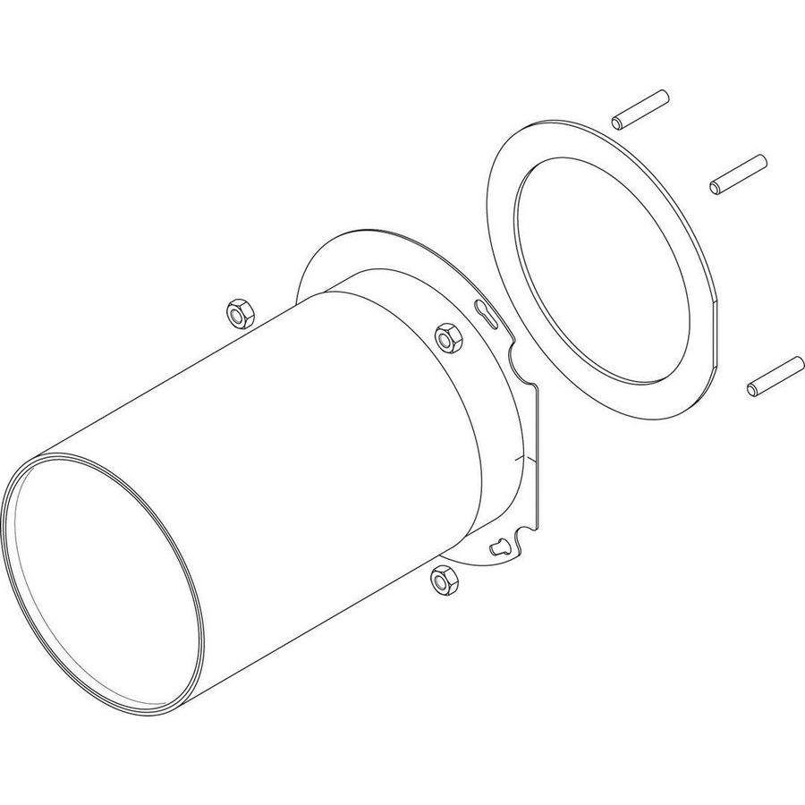 Staafbrander d114,8 - L185,4 (100kW)