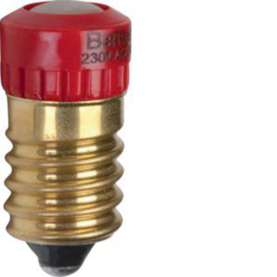 LED-lampen E14 rood