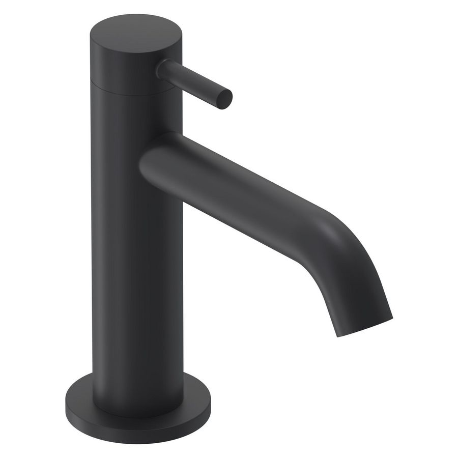 Fonteinkraan BOND staand S-size sprong 115mm mat zwart