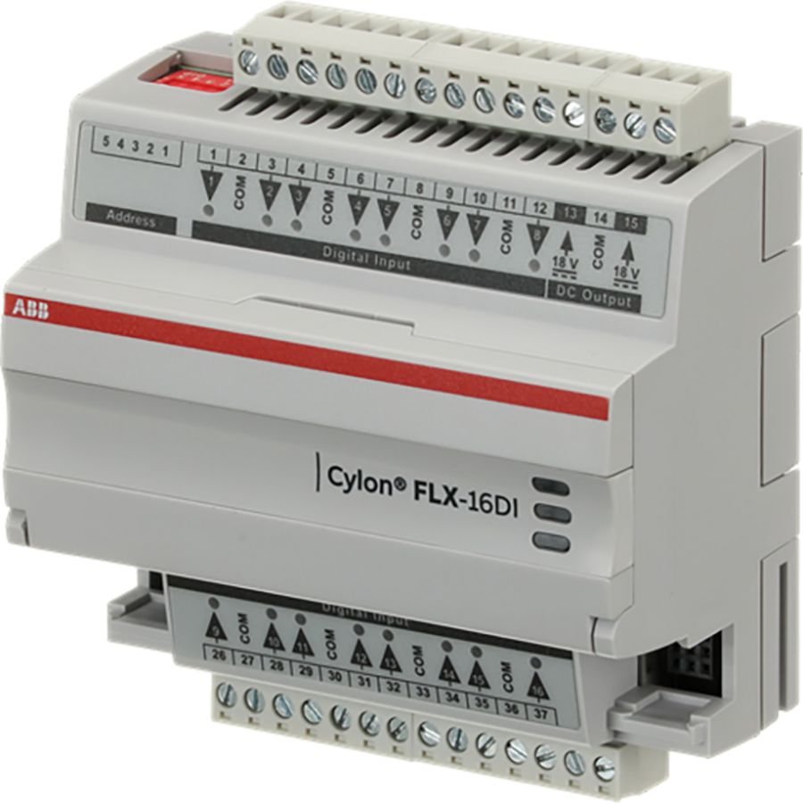 BACnet gebouwbeheer FLX-16DI I/O module voor FBXi, CBXi, CBX
