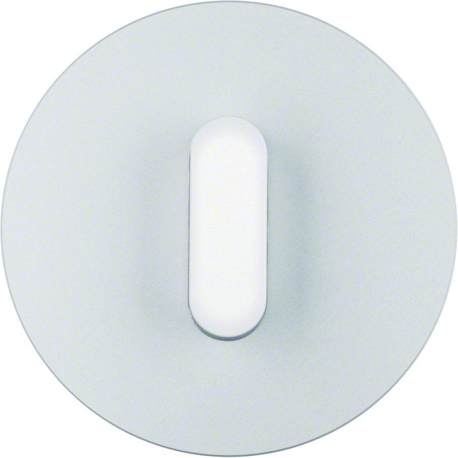 Afdekplaat+knevel Serie R.classic aluminium polarwit