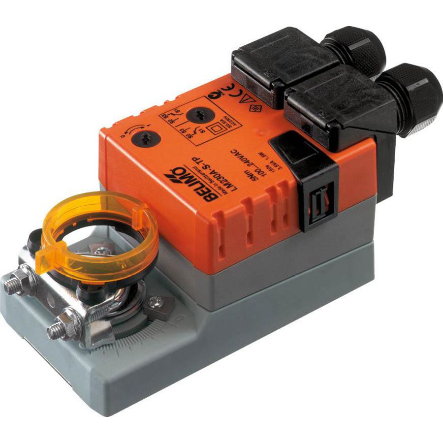 Luchtklepmotor 230V o/d 5Nm +S klemaansluiting