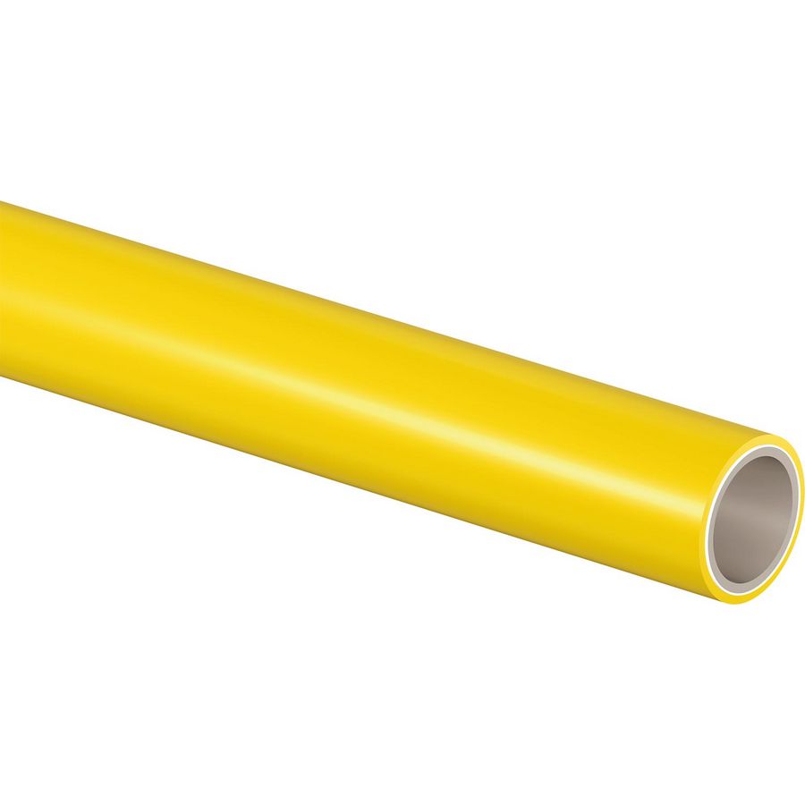 Lengte a 5mtr. meerlagenbuis geel SAC Gas 20x2,25mm