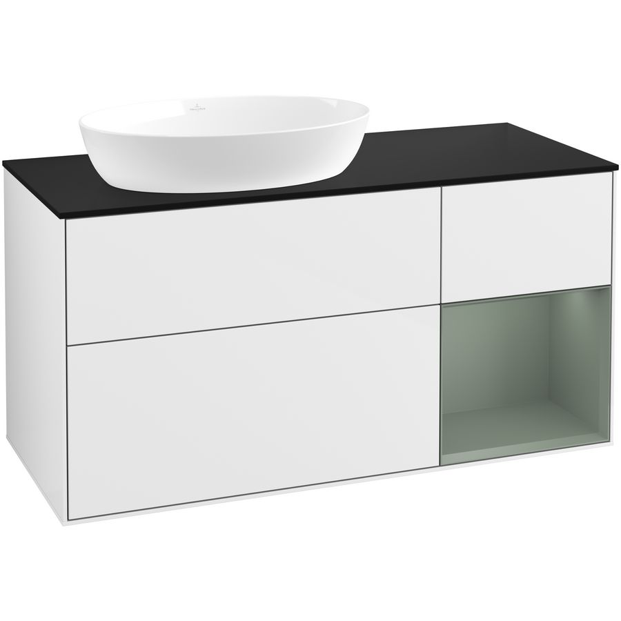 Wastafelonderkast Finion 1200x603x501mm G.White.L FA52GMGF