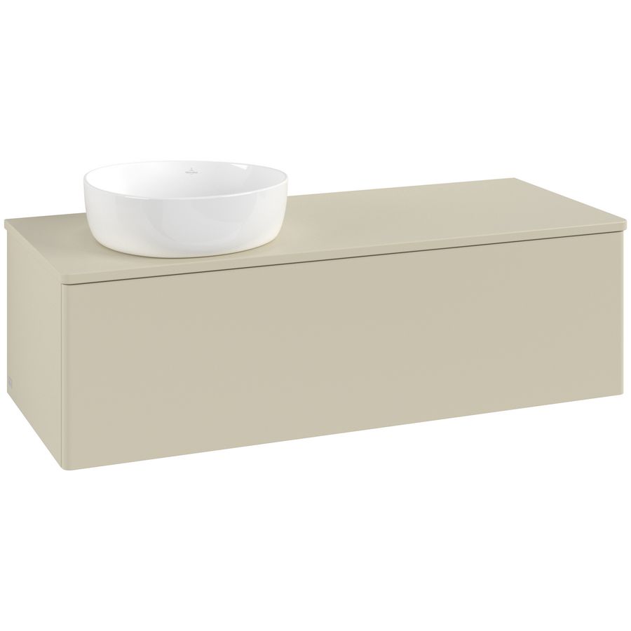 Wastafelonderkast Antao 1200x360x500mm S.Grey Matt Lacquer K33010HJ