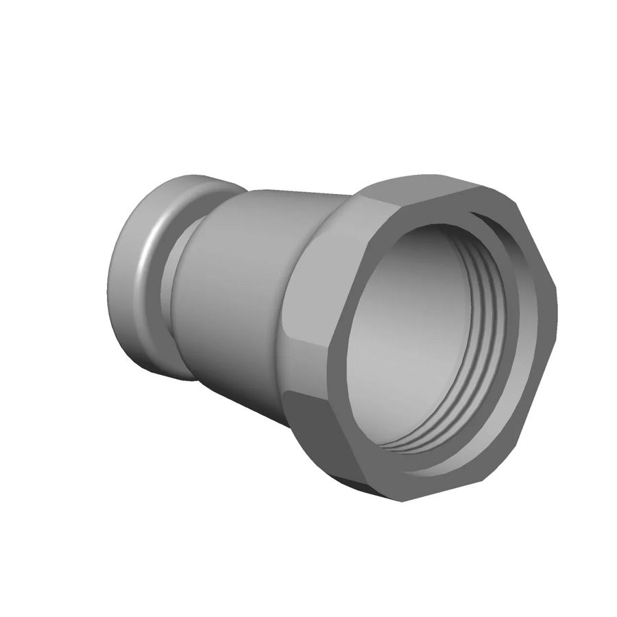 Kapje 32x30x37mm Dark Platinum gebors.