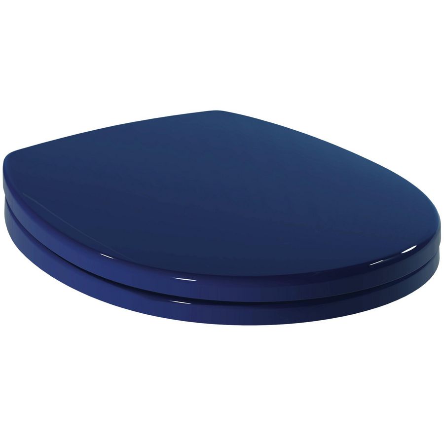 Contour 21 closetzitting met deksel blauw