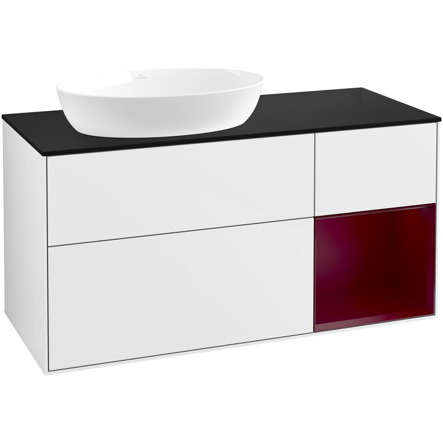 Wastafelonderkast Finion 1200x603x501mm G.White.L FA52HBGF