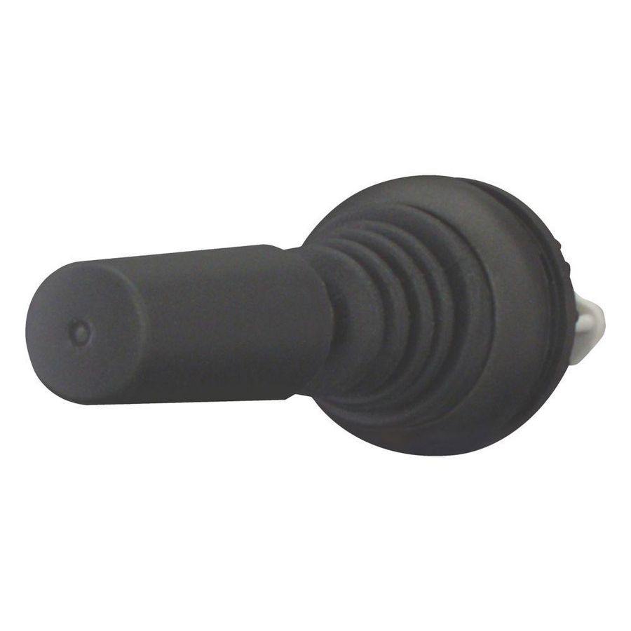 Joystick 2 standen verticaal terugverend zwarte ring