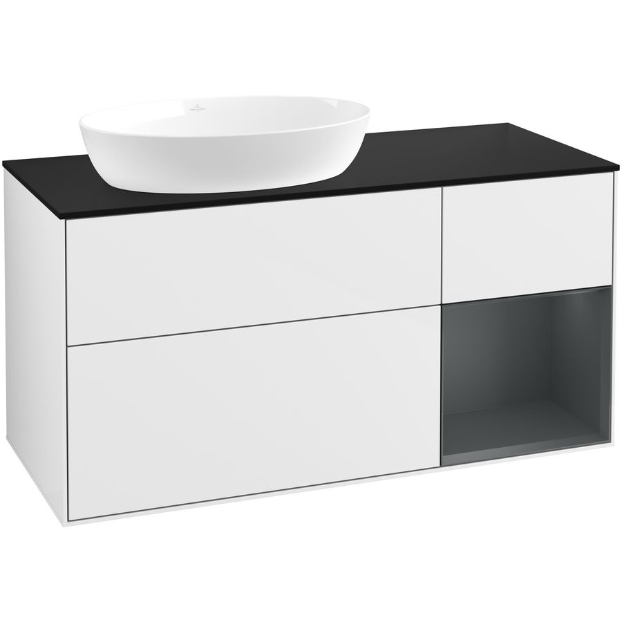 Wastafelonderkast Finion 1200x603x501mm G.White.L FA52HGGF
