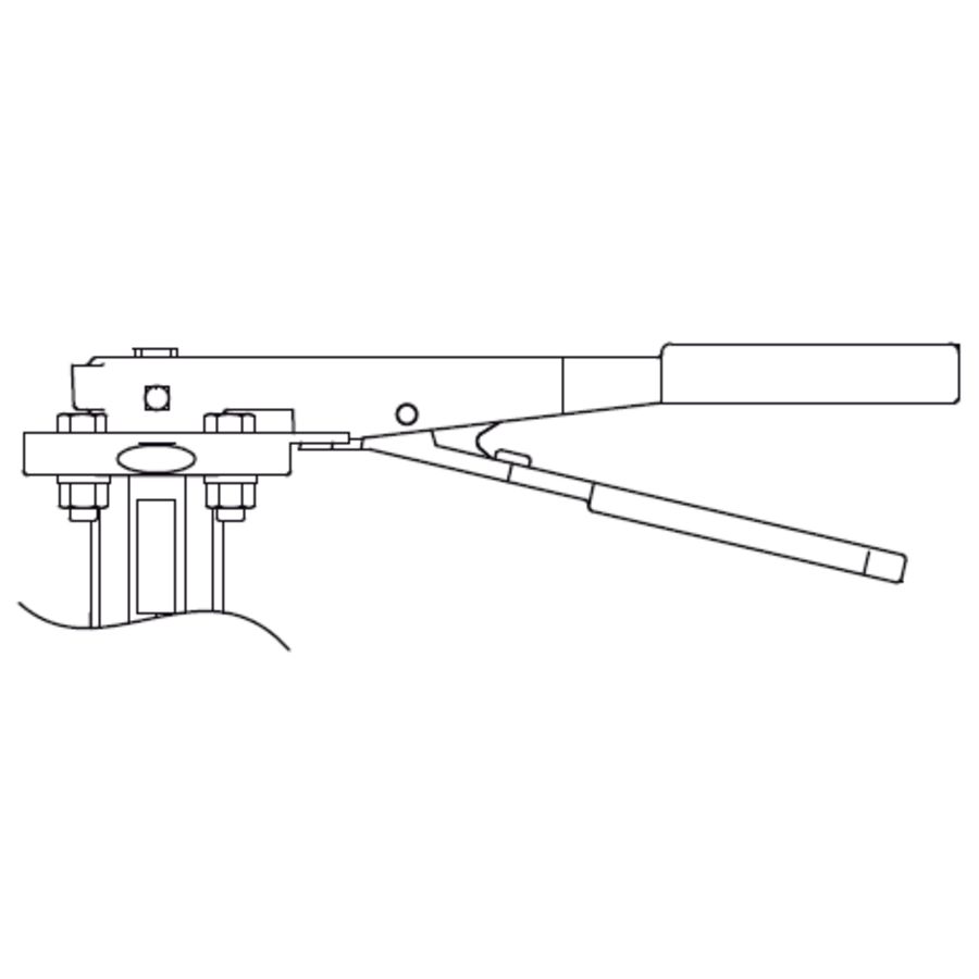 Handbediening VFB DN100 (10 posities)