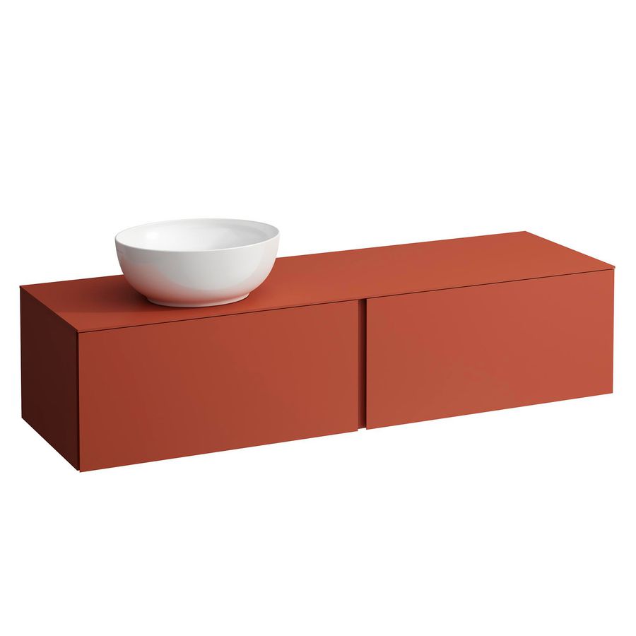 Onderbouwkast 1600X500 2x la cutout L Terracotta H4303520972691
