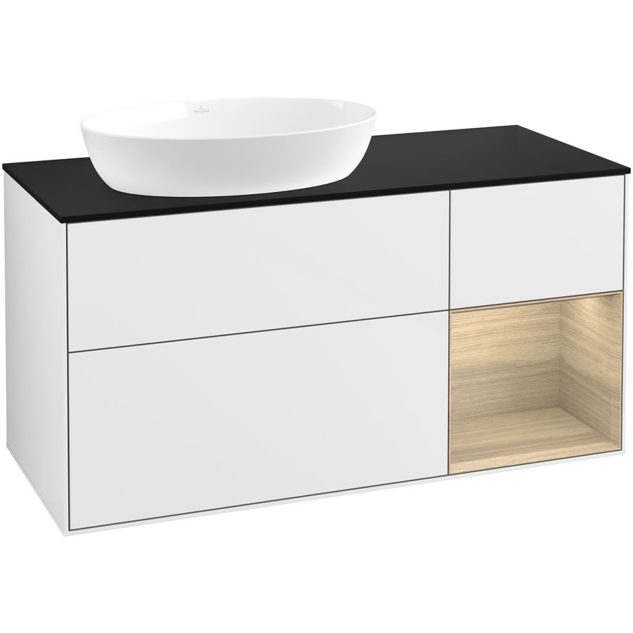 Wastafelonderkast Finion 1200x603x501mm G.White.L FA52PCGF