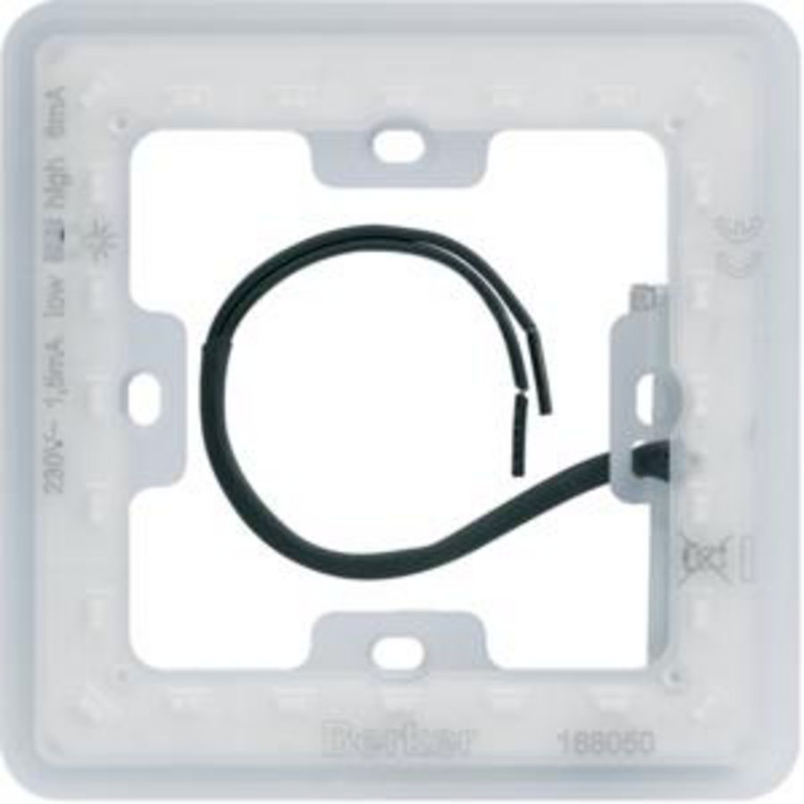 LED-module 230V berker Q.7 verlichte afdekraam type Corona