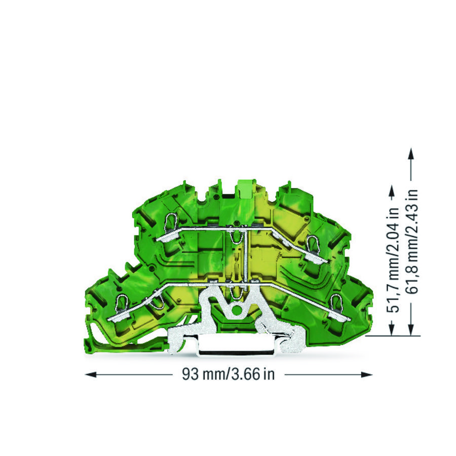 2etageklem 4-draads aardklem VVE=50