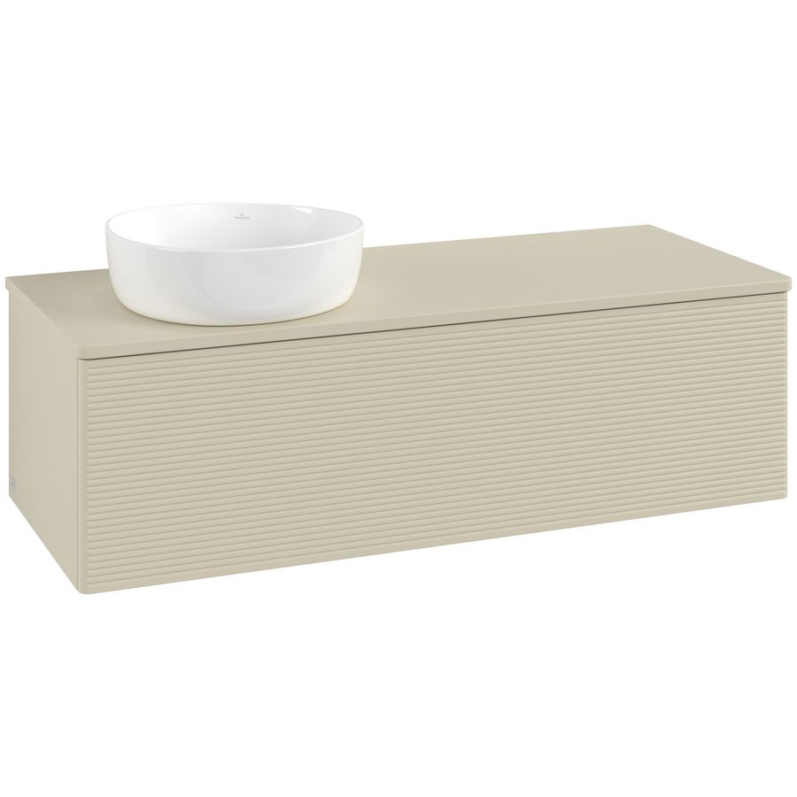 Wastafelonderkast Antao 1200x360x500mm S.Grey Matt Lacquer K33110HJ