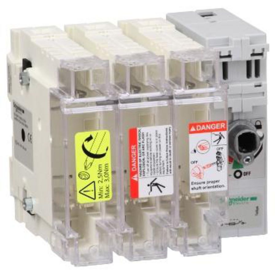 Zekeringlastscheider 3P(3M) 100A NFC 22x58mm TeSys GS