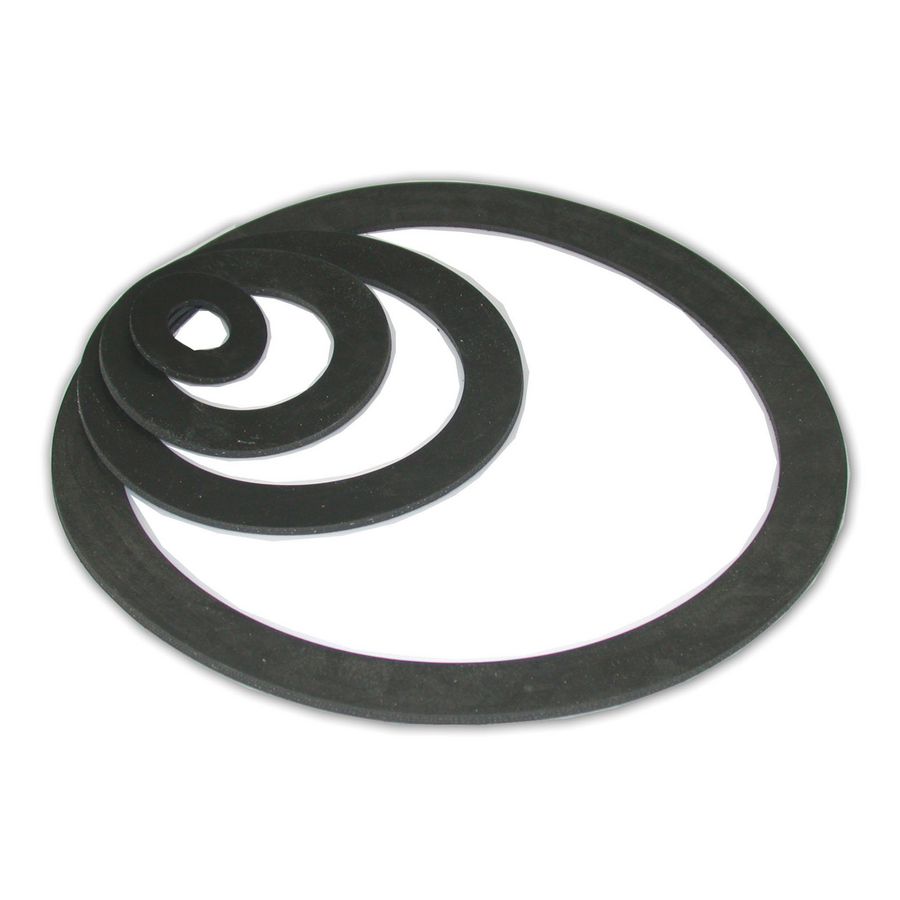 Flensdichting GU PN6 DN175 195x237x3mm m. inlage VVE=5