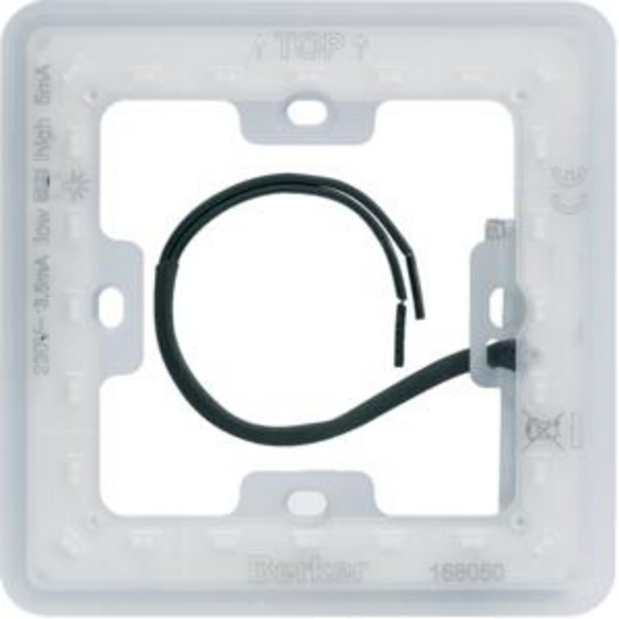 LED-module 230V berker Q.7 verlichte afdekraam type downlight