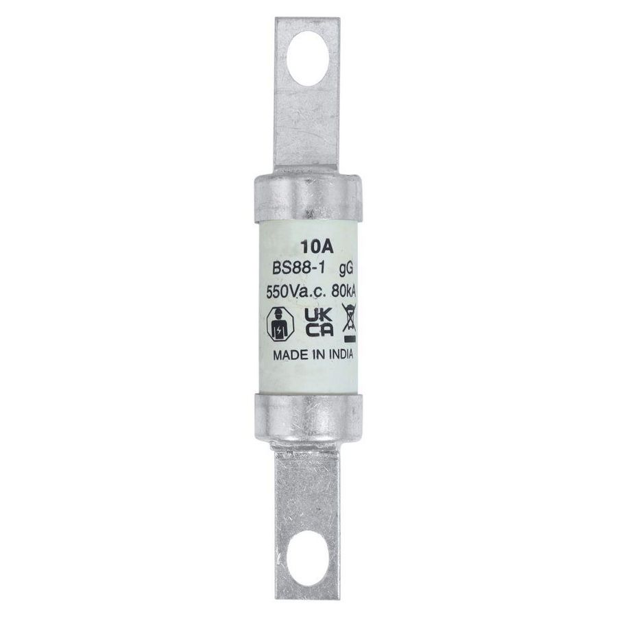 Zekering laagspanning 10A AC 550V 21x114mm gL/gG BS VVE=20