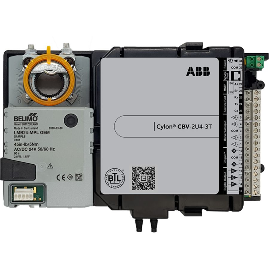 BACnet geb.beheer CBV-2U4-3T-SI B-AAC VAV incl handleiding