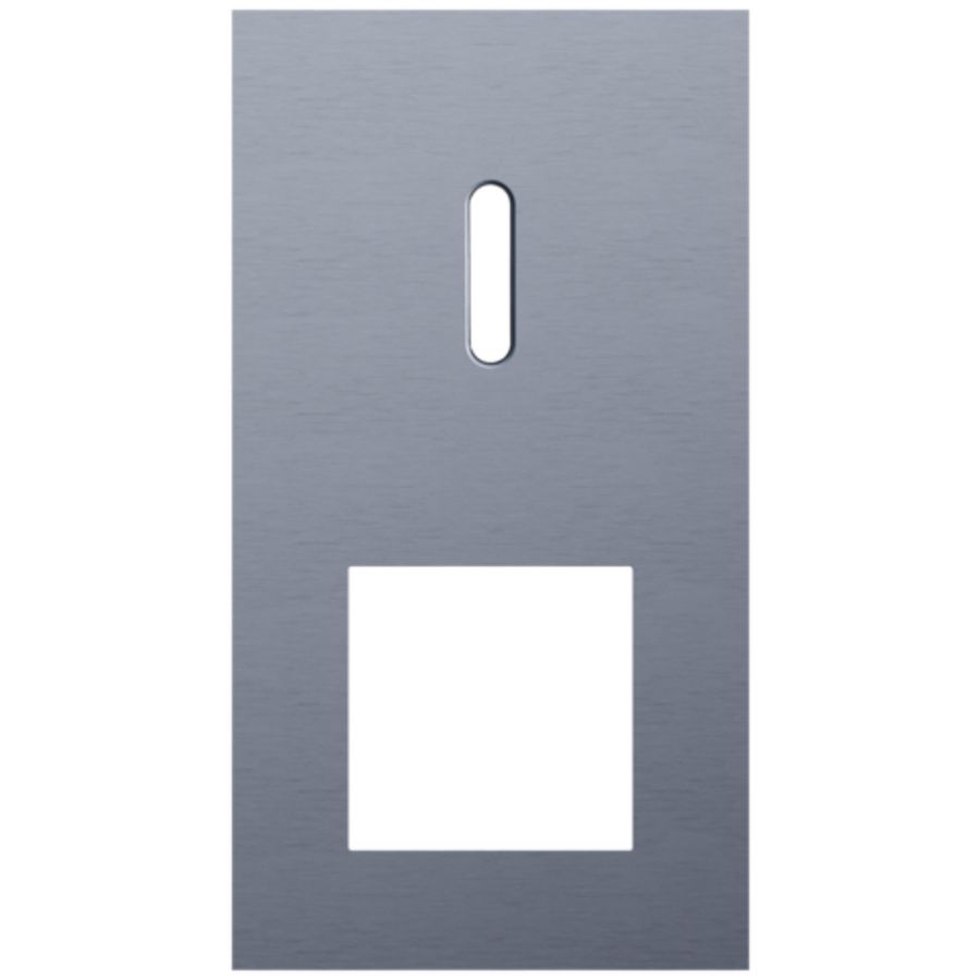 Afdekplaat 2-voud vertic. 71mm centerafst 226-56855