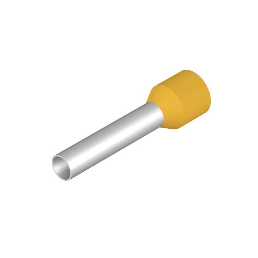 Adereindhuls 6mm² Stripping l: 20mm geel VVE=100