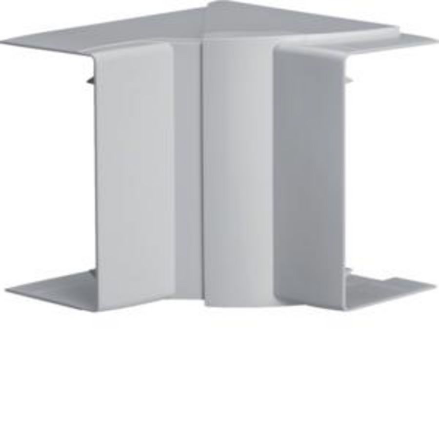 Binnenhoek voor goot 60x110mm LF lichtgrijs