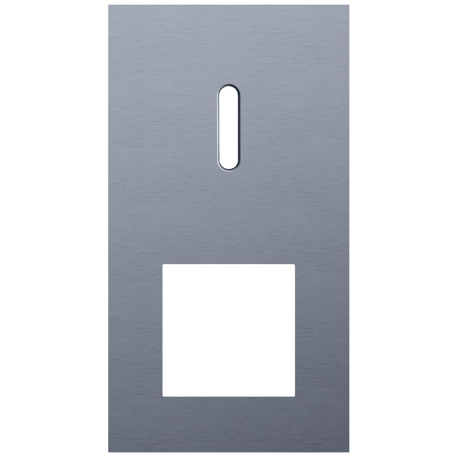 Afdekplaat 2-voud vertic. 71mm centerafst 226-56855