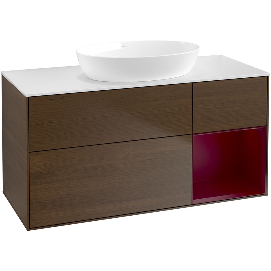 Wastafelonderkast Finion 1200x603x501mm W.Veneer FA71HBGN