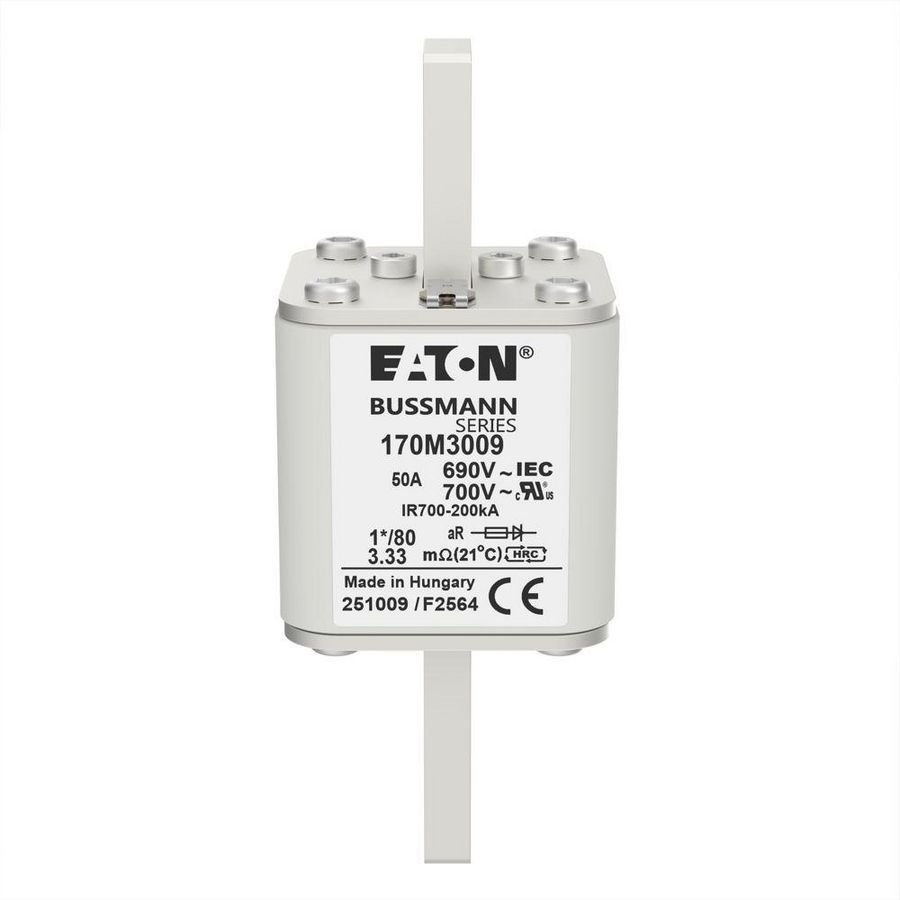 Zekering h. snelheid 50A AC 690V 200kA compact 1 45x4 VVE=6