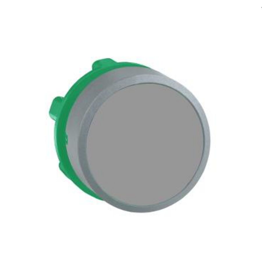 grey flush pushbutton head colour plated grey