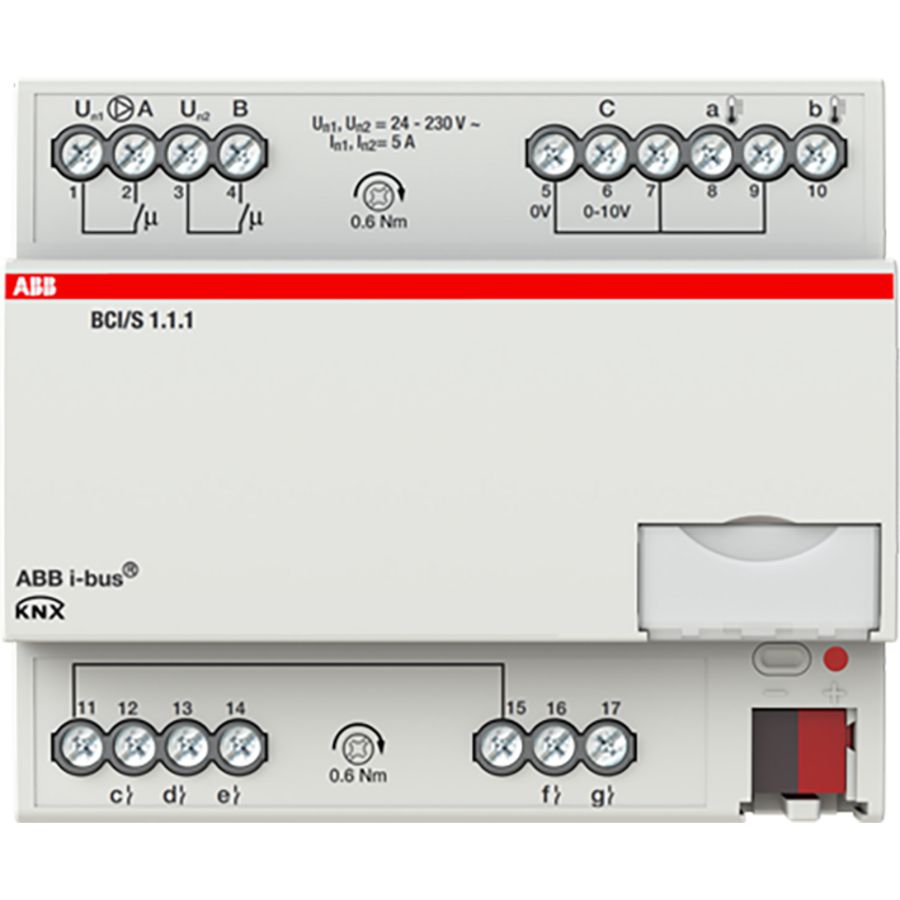 Boiler/chiller cnterface climaEco KNX 1-voudig MDRC (BCI/S1.1.1)