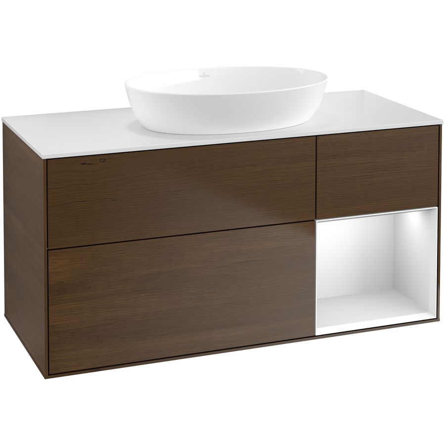 Wastafelonderkast Finion 1200x603x501mm W.Veneer FA71MTGN