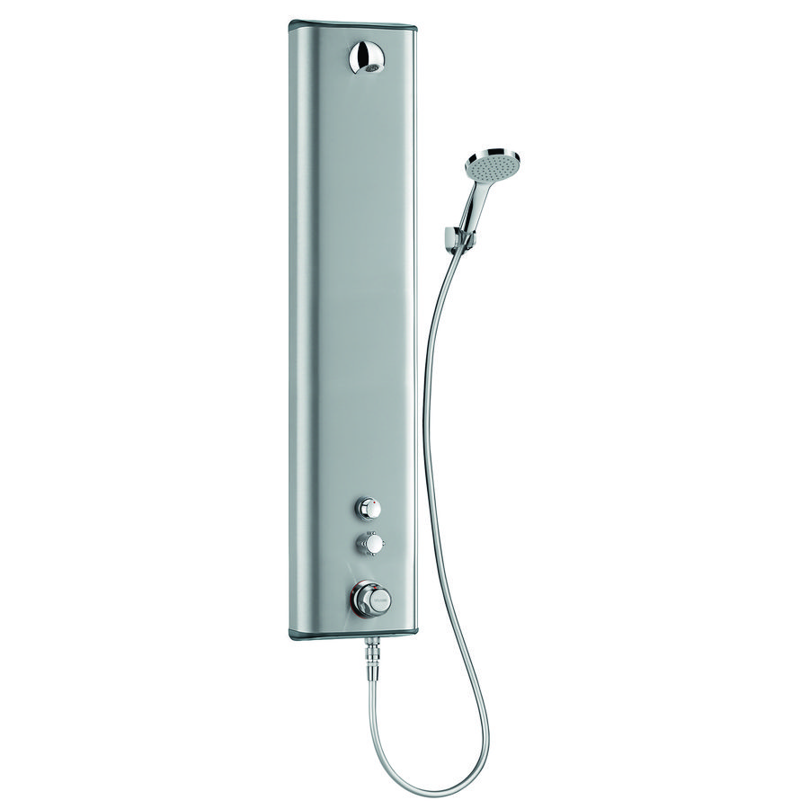 Douchepaneel RVS verb.aansl. ~30sec handd + kop